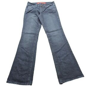 Jou Jou Premium Womens Sz 11/12 Vtg Bootcut Jeans w/Covered Back Pockets & Bling